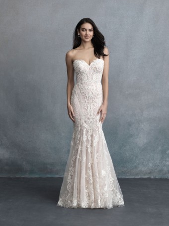 Allure Bridals C589 #0 default Nude/Champagne/Ivory/Nude/Silver thumbnail