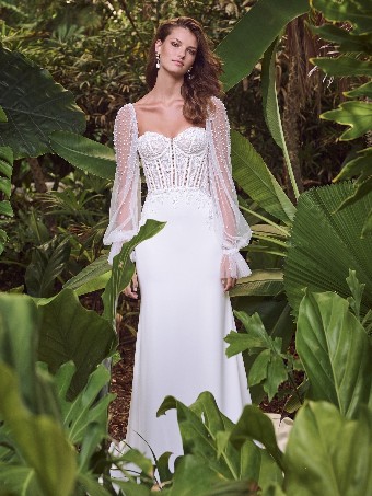 Maggie Sottero DORITTE 24MB163A01 #0 default Ivory (gown with Natural Illusion) thumbnail