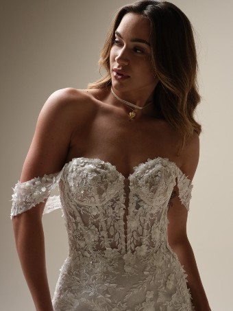 Maggie Sottero ROBERTA 25MS324A01 #2 Ivory over Pearl (gown with Natural Illusion) thumbnail