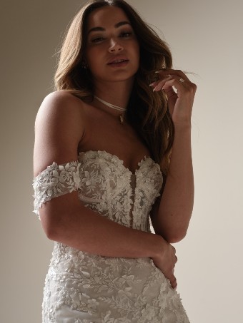 Maggie Sottero ROBERTA 25MS324A01 #1 Ivory over Pearl (gown with Natural Illusion) thumbnail