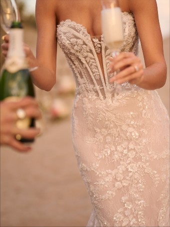 Maggie Sottero BENJIE ROYALE 25MB841B01 #1 All Ivory (gown with Ivory Illusion) thumbnail