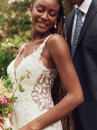 Maggie Sottero KEEGAN 25MK264A01 #2 Ivory (gown with Natural Illusion) thumbnail