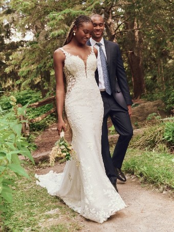 Maggie Sottero KEEGAN 25MK264A01 #1 Ivory (gown with Natural Illusion) thumbnail