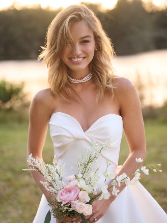 Maggie Sottero BROOKE 25RW846A01 #3 All Ivory (gown with Ivory Illusion) thumbnail