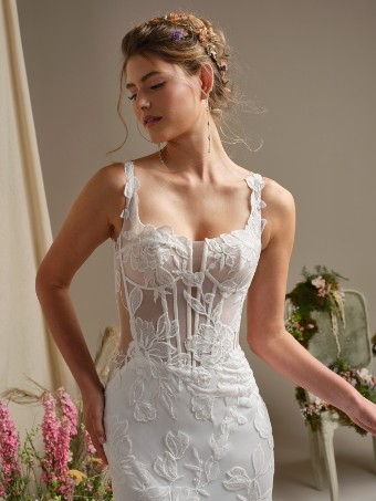 Maggie Sottero PEARLINE 26RN415A01 #1 All Ivory (gown with Ivory Illusion) thumbnail