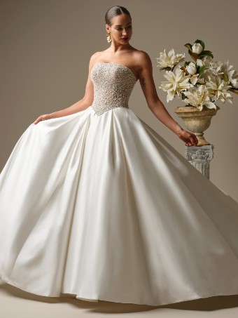 Sottero and Midgley DMARA 26SS401A01 #0 default Ivory/Silver Accent thumbnail