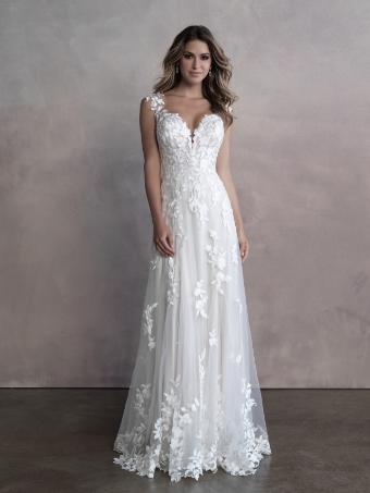 Allure Bridals 9816LS #0 default Champagne/Black/Ivory/Nude thumbnail