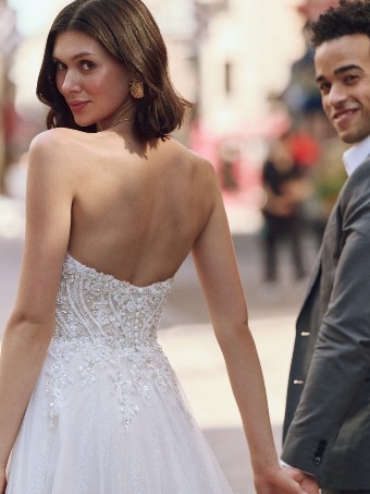 Maggie Sottero YVETTE 25RS340A01 #3 Ivory/Pewter Accent over Blush (gown with Natural Illusion) thumbnail