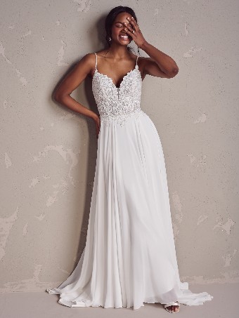 Maggie Sottero POPPY 24RS155A01 #1 Ivory (gown with Natural Illusion) thumbnail