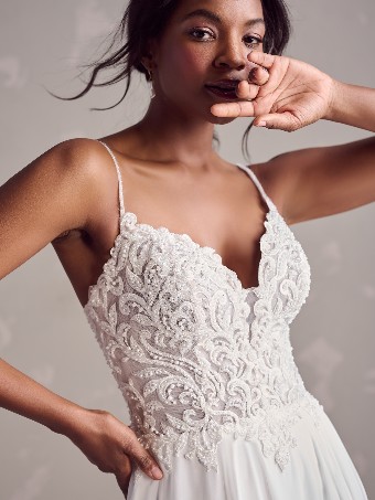 Maggie Sottero POPPY 24RS155A01 #2 Ivory (gown with Natural Illusion) thumbnail