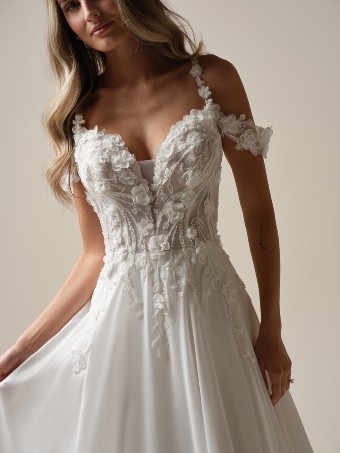 Maggie Sottero HUNTER 25MS357A01 #1 All Ivory (gown with Ivory Illusion) thumbnail