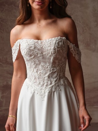Maggie Sottero HAZEL F6RK109A01 #3 All Ivory (gown with Ivory Illusion) thumbnail