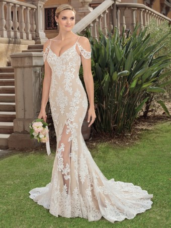 Casablanca Bridal 2324 Zola #0 default Light Nude/Ivory/Ivory Ivory thumbnail