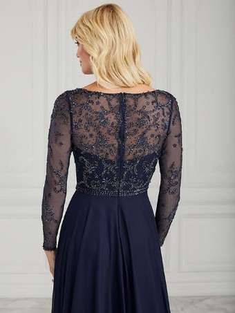 Christina Wu Elegance 17001 #4 Navy thumbnail