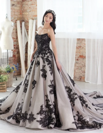Maggie Sottero Norvina 22SZ009A01 #2 default black over champagne thumbnail