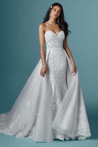 Maggie Sottero Kaysen 20MS323 #1 Ivory/Silver Accent over Blush (gown with Ivory Illusion) thumbnail