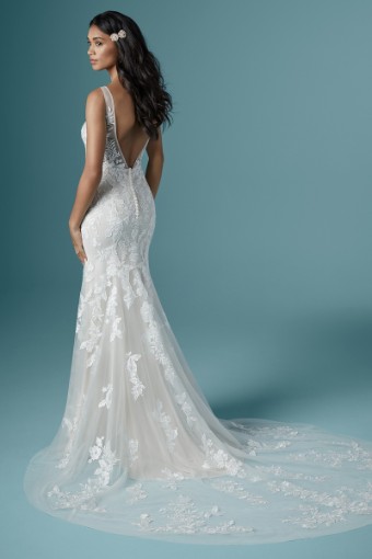 Maggie Sottero Greenley 20MT284 #1 All Ivory Ivory (gown with Nude Illusion) thumbnail