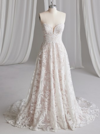 Maggie Sottero PENNY 23MB716A01 #4 Ivory over Blush (gown with Natural Illusion) thumbnail