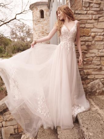 Maggie Sottero Stephanie Lynette 22RS909B01 #5 default Ivory over Soft Nude (gown with Natural Illusion) thumbnail