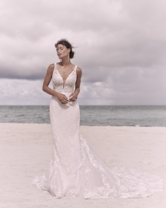 Maggie Sottero Hamilton 21SS355A02 #0 default Ivory/Pewter Accent thumbnail