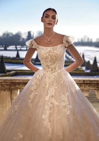 Pronovias Yani #0 default Off White/Light Beige thumbnail