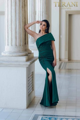 Terani Couture 231M0473 #0 default Emerald thumbnail