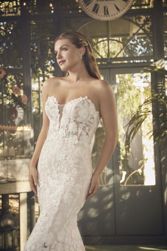 Casablanca Bridal 2481C #2 Diamond White/Nude/Ivory/Silver thumbnail